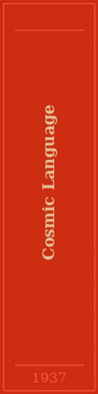 Cosmic Language